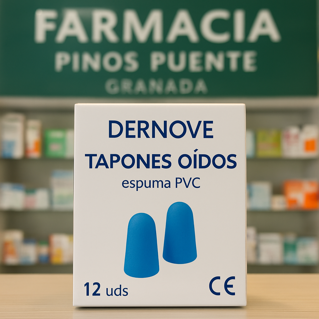 Dernove Tapones Oídos Espuma PVC 12 uds