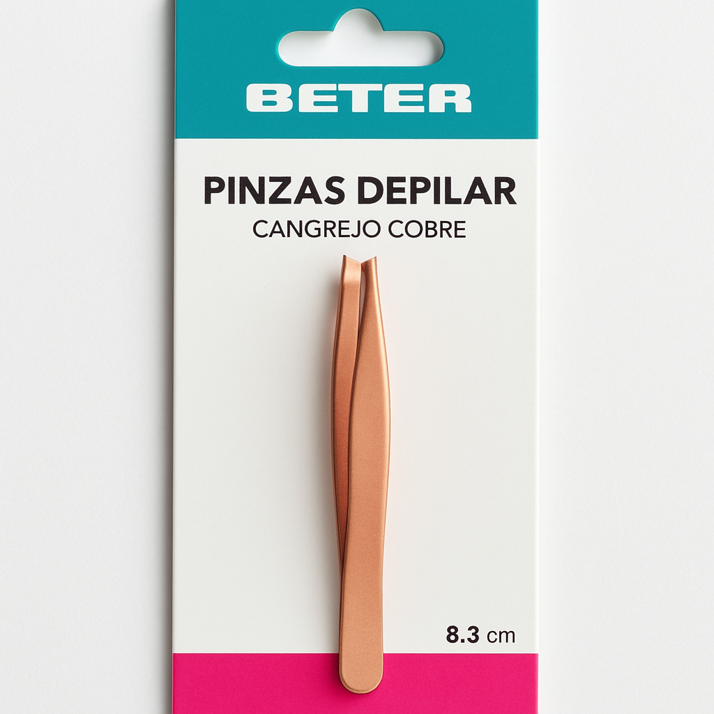 Beter Pinzas Depilar P Cangrejo Cobre 8,3cm